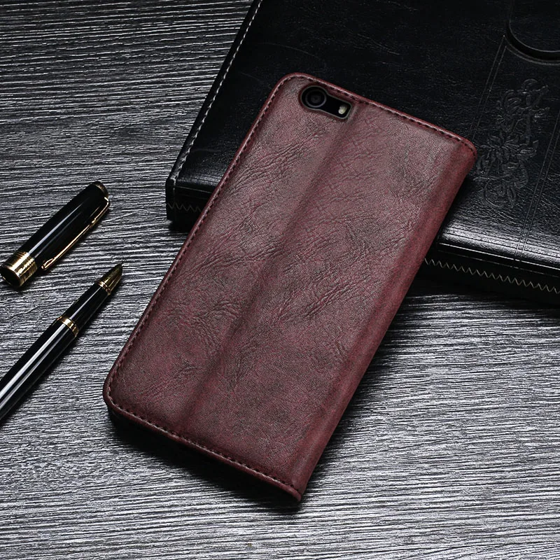 Чехол-книжка iTien с подставкой из прочной кожи для Elephone C1 Max TPU силиконовый