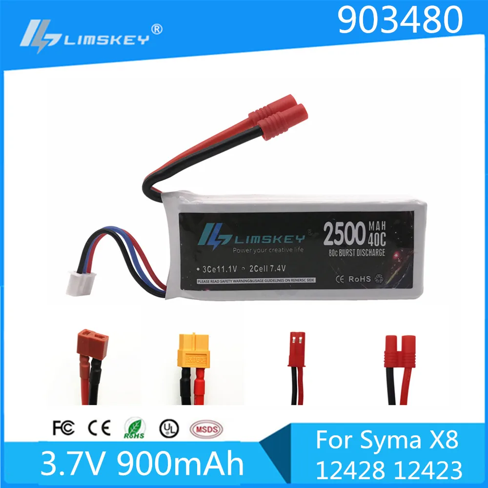 Upgrade High Capacity Lipo battery 2500mAh 2S 7.4V 25C Battery For Syma X8C X8W X8G Drone Helicopter Quadcopter Battery 12428
Upgrade High Capacity Lipo battery 2500mAh 2S 7.4V 25C Battery For Syma X8C X8W X8G Drone Helicopter Quadcopter Battery 12428