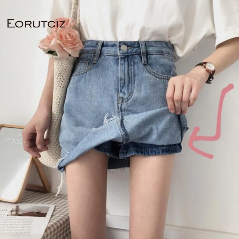EORUTCIZ Summer Ripped Denim Skirt Women High Waist Tutu Shorts Skirt Vintage Spring Elegant Black Mini Skirts LM271
EORUTCIZ Summer Ripped Denim Skirt Women High Waist Tutu Shorts Skirt Vintage Spring Elegant Black Mini Skirts LM271