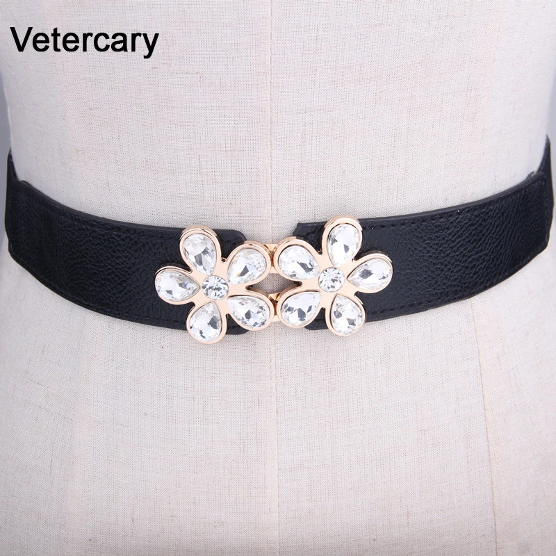 Women's Crystal Belts for Dresses Elastic Stretch Waistband Luxury Belt Lady Girls cummerbund Fashion Elastic Waist Belt black
Women's Crystal Belts for Dresses Elastic Stretch Waistband Luxury Belt Lady Girls cummerbund Fashion Elastic Waist Belt black
