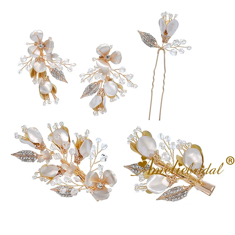 Wedding Headpiece Crystal Vintage Blossom Hair Clip Bobby Pin Set Bridal Hair Accessories Jewelry Barrette Earrings
Wedding Headpiece Crystal Vintage Blossom Hair Clip Bobby Pin Set Bridal Hair Accessories Jewelry Barrette Earrings