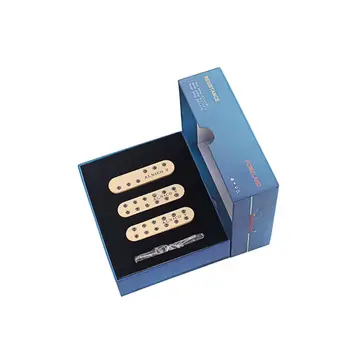 Guitar Pickup Mini Humbucker For ST SSS Size 6 String Neck Middle Bridge Alnico V Milk Yellow
Guitar Pickup Mini Humbucker For ST SSS Size 6 String Neck Middle Bridge Alnico V Milk Yellow
