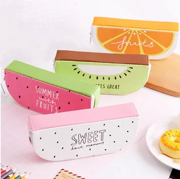Cute Fruit Pencil Cases for Girls PU Leather Watermelon Pencil Box Stationery Pouch School Office Supplies Korean Bag
Cute Fruit Pencil Cases for Girls PU Leather Watermelon Pencil Box Stationery Pouch School Office Supplies Korean Bag