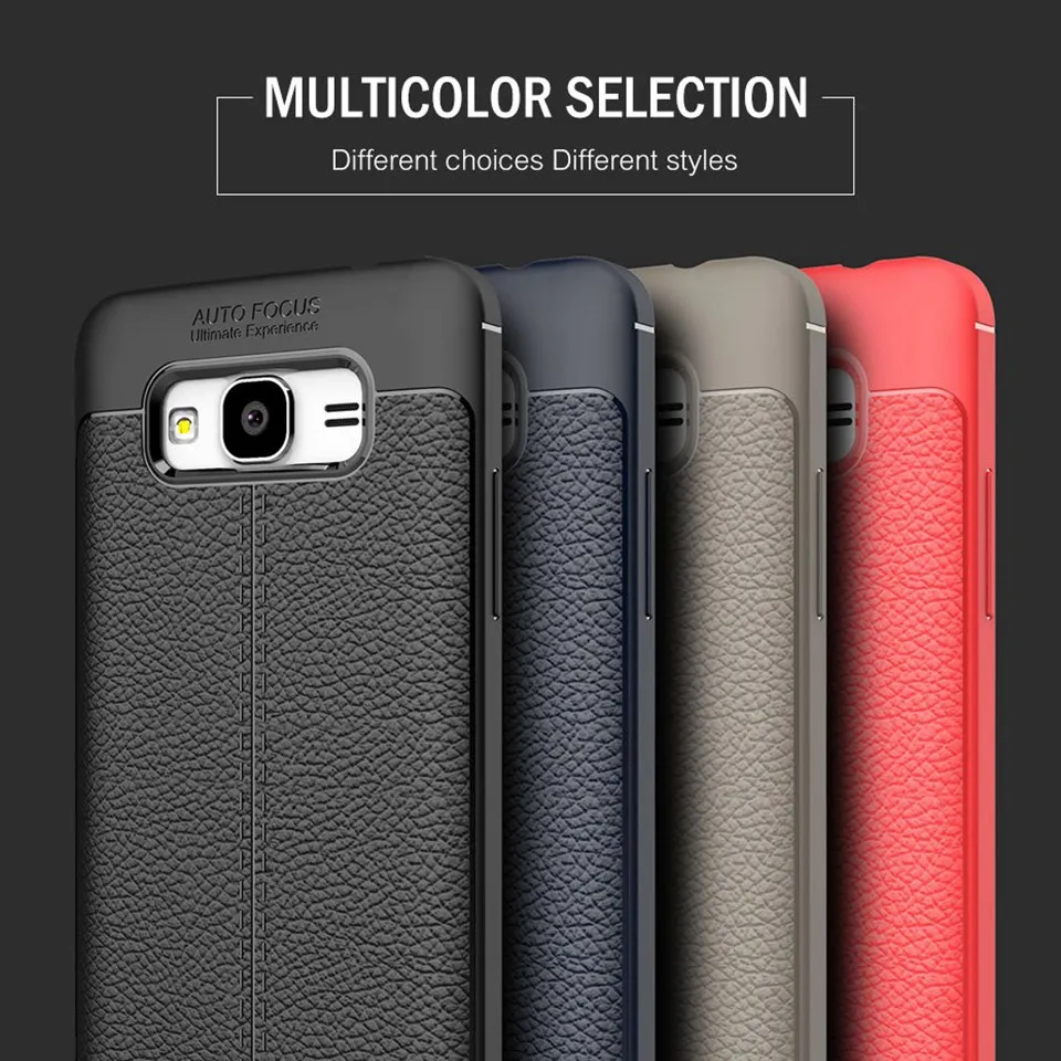 Litchi PU Lether Case For Samsung Galaxy J2 Prime Cover Fashion Soft Silicon Back Cover For Coque Samsung J2 Prime Case (3)