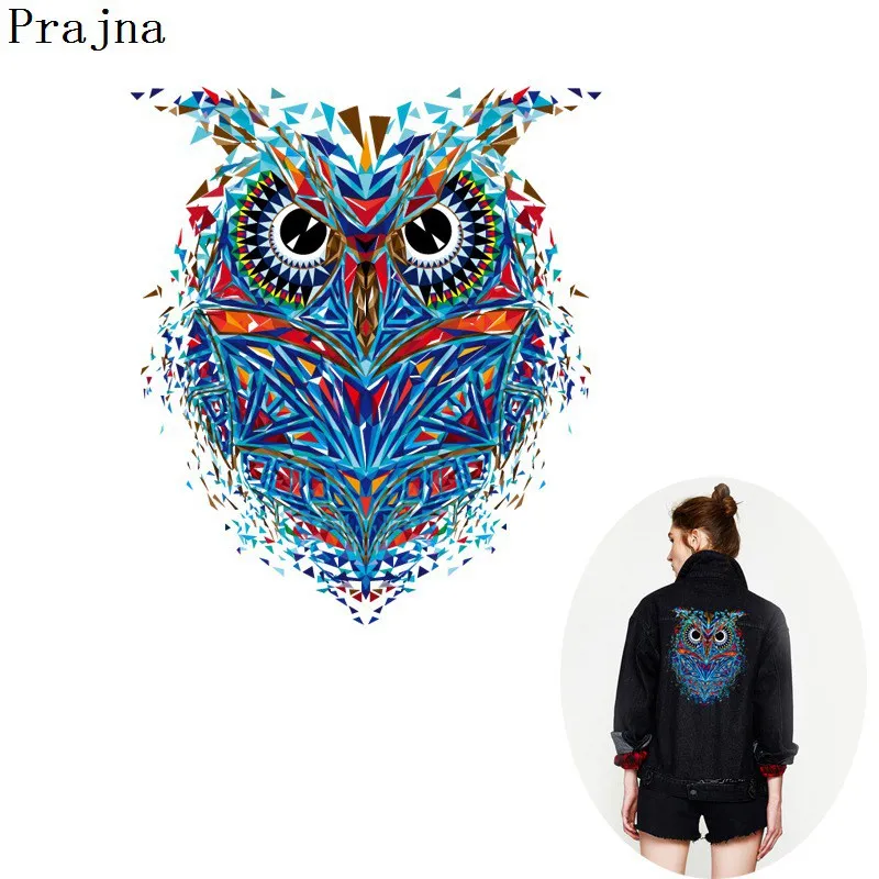 Prajna Blue Owl Iron On Transfers Night Hawk Patch Clothes Applique Iron On Patches Heat transfer DIY T-Shirt Clothing Stickers
Prajna Blue Owl Iron On Transfers Night Hawk Patch Clothes Applique Iron On Patches Heat transfer DIY T-Shirt Clothing Stickers