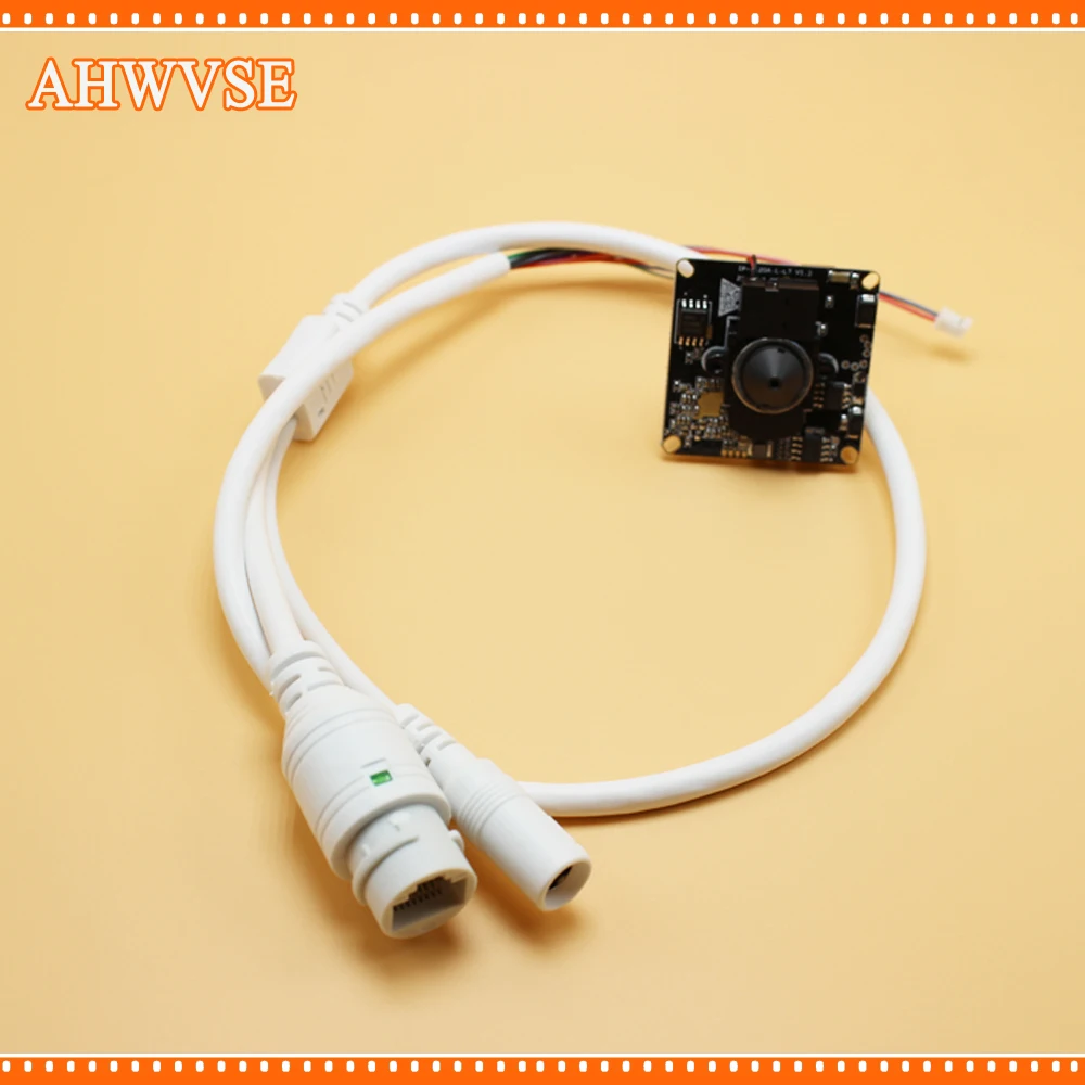 Ahwvse 4 шт./лот HD 1920*1080 P CCTV мини IP Камера модуль с RJ45 кабель и 3.7 мм объектив |