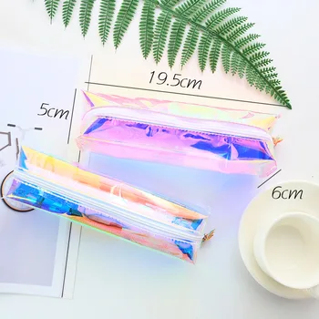 1pcs Creative stationery laser transparent pencil fresh art transparent pen storage bag cosmetic bag cylinder fringed pencil bag
1pcs Creative stationery laser transparent pencil fresh art transparent pen storage bag cosmetic bag cylinder fringed pencil bag