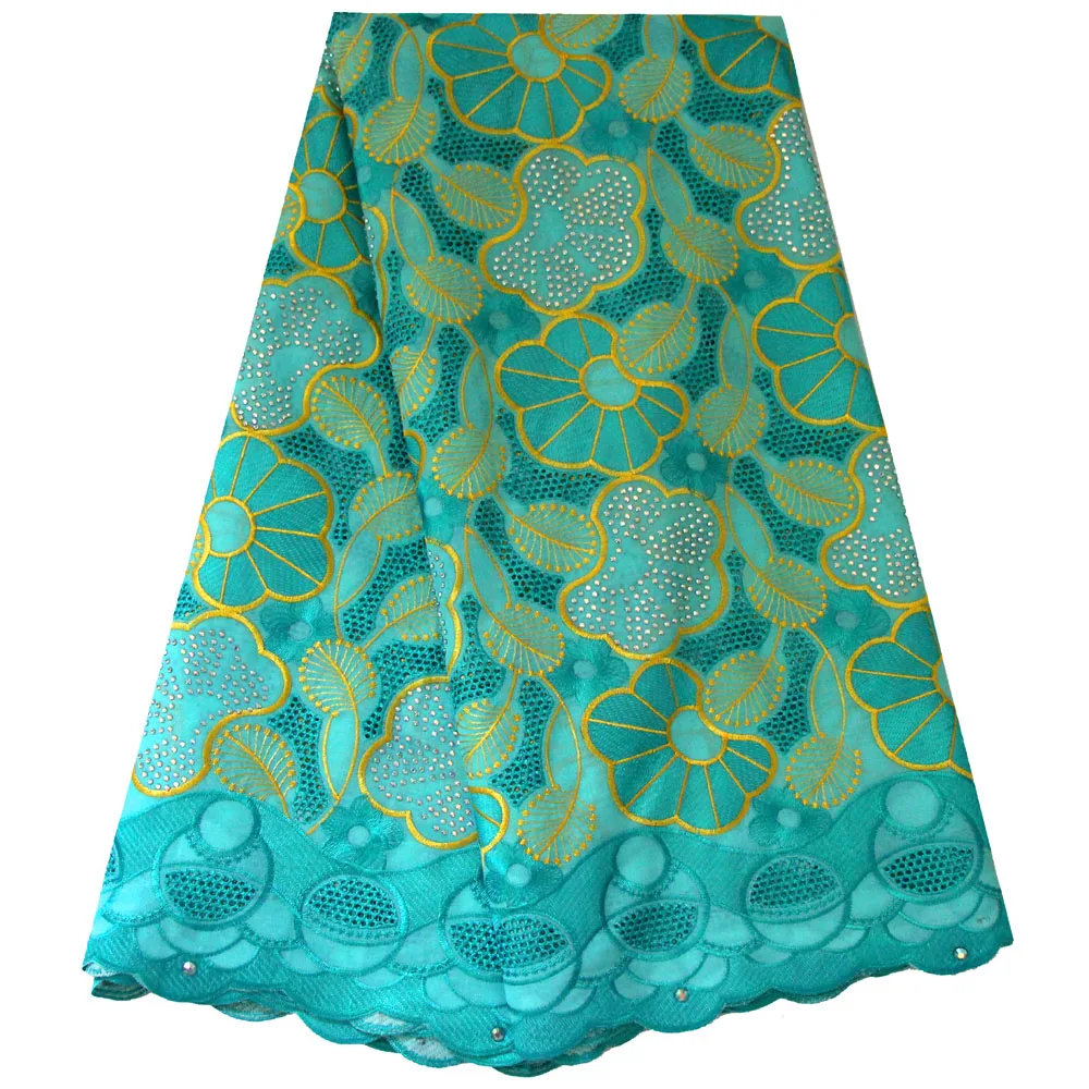 Ourwin High Quality Swiss Cotton Voile Laces Switzerland Aqua Yellow Swiss Voile Lace Fabric with Plenty Stones Soft Cotton
Ourwin High Quality Swiss Cotton Voile Laces Switzerland Aqua Yellow Swiss Voile Lace Fabric with Plenty Stones Soft Cotton