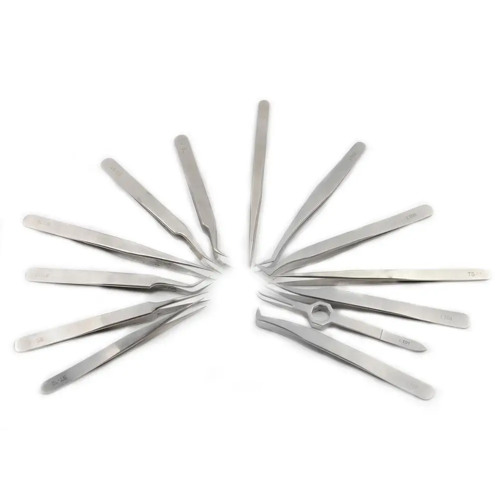 Tweezers Stainless Steel for Russian Eyelash Extension Tweezers Eyelash Cosmetic Beauty Makeup Tool
Tweezers Stainless Steel for Russian Eyelash Extension Tweezers Eyelash Cosmetic Beauty Makeup Tool