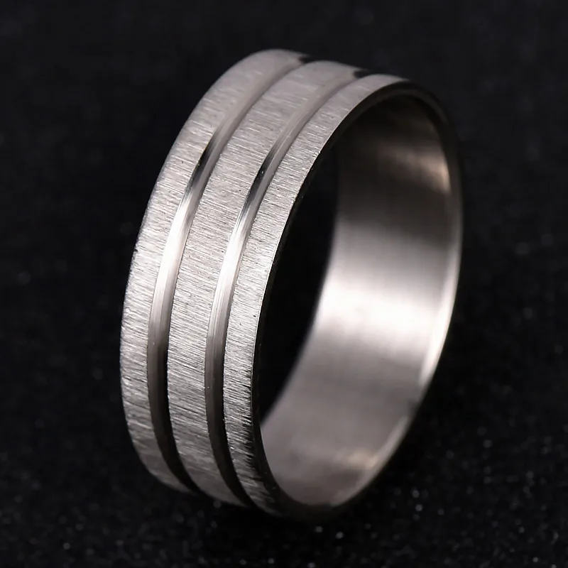 7.5mm Titanium Band Brushed Wedding Ring Solid fashion ring glossy 316L stainless steel ring for women & men Valentine's Day
7.5mm Titanium Band Brushed Wedding Ring Solid fashion ring glossy 316L stainless steel ring for women & men Valentine's Day