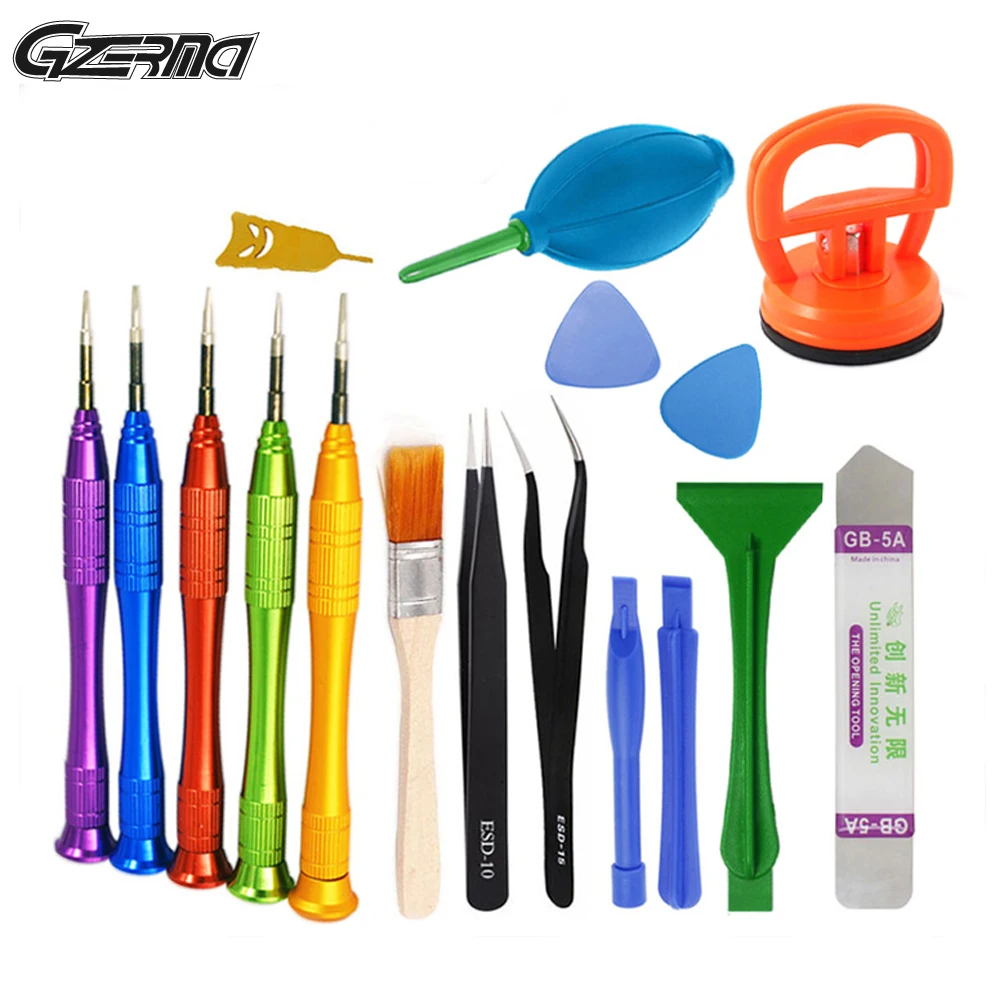 17 In 1 Universal Mobile LCD Screen Opening Repair Tools Set Screwdriver Repair Tools Suction Cup Pry Bar Dissamebly Tools
17 In 1 Universal Mobile LCD Screen Opening Repair Tools Set Screwdriver Repair Tools Suction Cup Pry Bar Dissamebly Tools