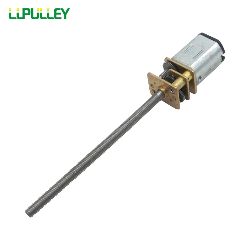 LUPULLEY N20 DC Gear Motor Thread Rod M4 Output Shaft 55mm Length DC 3V/6V/12V 15/30/50/60/100/200/300/500rpm in Model Plane
LUPULLEY N20 DC Gear Motor Thread Rod M4 Output Shaft 55mm Length DC 3V/6V/12V 15/30/50/60/100/200/300/500rpm in Model Plane
