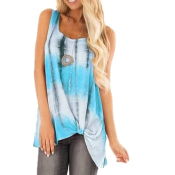 Women Casual Shirt Sleeveless Gradient Print Loose Tees Short Sleeve O Neck Women's Clothing Twist Shirt Hot Sales In 2019
Women Casual Shirt Sleeveless Gradient Print Loose Tees Short Sleeve O Neck Women's Clothing Twist Shirt Hot Sales In 2019