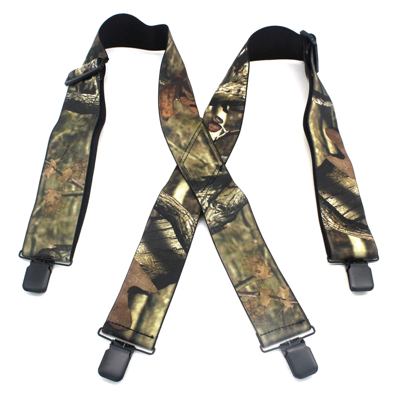 Suspenders Male Camouflage Print Elastic Tactical Belt X Shape 4 Gun Black Clips-on Suspenders Bretelles 120cm length MBD8464
Suspenders Male Camouflage Print Elastic Tactical Belt X Shape 4 Gun Black Clips-on Suspenders Bretelles 120cm length MBD8464