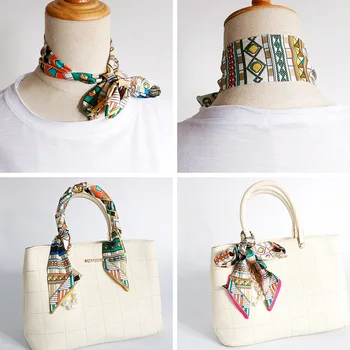 Women's 2019 spring and summer explosions hot multi-function tied bag fashion wild geometry small scarf
Women's 2019 spring and summer explosions hot multi-function tied bag fashion wild geometry small scarf
