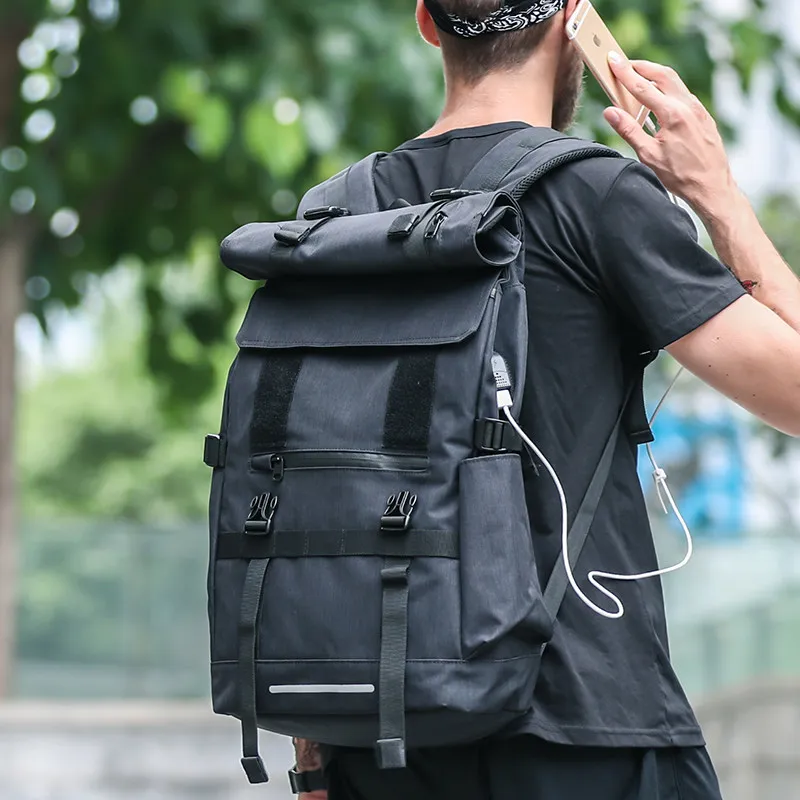 New Tide Brand Travel Mountaineering Bag Leisure Roll Cover Riding Large Capacity Backpack Tide Waterproof Hiking Travel Bag
New Tide Brand Travel Mountaineering Bag Leisure Roll Cover Riding Large Capacity Backpack Tide Waterproof Hiking Travel Bag