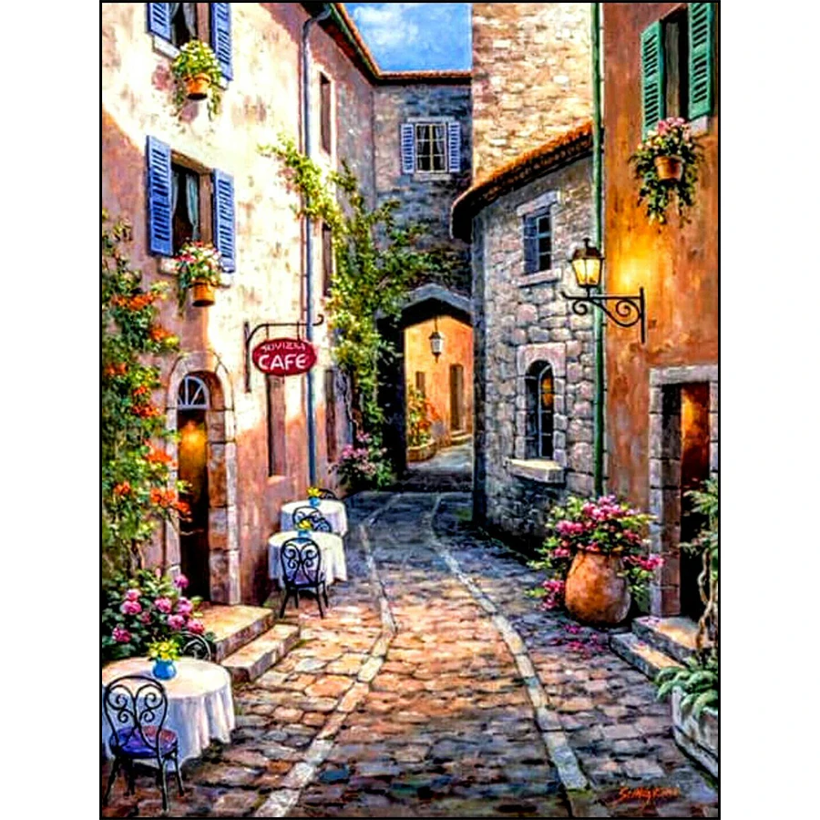 5D DIY Diamond Painting Scenery Romantic Cafe Full Round / Square Drill Diamond Embroidery Rhinestone Mosaic Cross Stitch Decor
5D DIY Diamond Painting Scenery Romantic Cafe Full Round / Square Drill Diamond Embroidery Rhinestone Mosaic Cross Stitch Decor