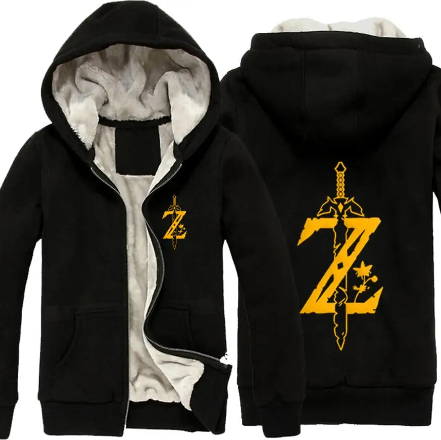 The Legend of zelda Men's Casual Zelda Breath of the Wild Cosplay Casual costume jacket winter thick fleece hoodie coat
The Legend of zelda Men's Casual Zelda Breath of the Wild Cosplay Casual costume jacket winter thick fleece hoodie coat