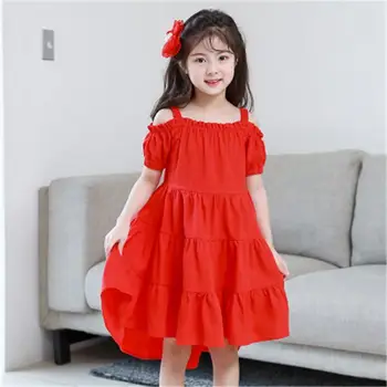 2019 New Teenage Girls Solid Asymmetrical Dress Kids Summer Strapless Dresses For Girls Baby Girl Dresses Clothes Vestidos L134
2019 New Teenage Girls Solid Asymmetrical Dress Kids Summer Strapless Dresses For Girls Baby Girl Dresses Clothes Vestidos L134