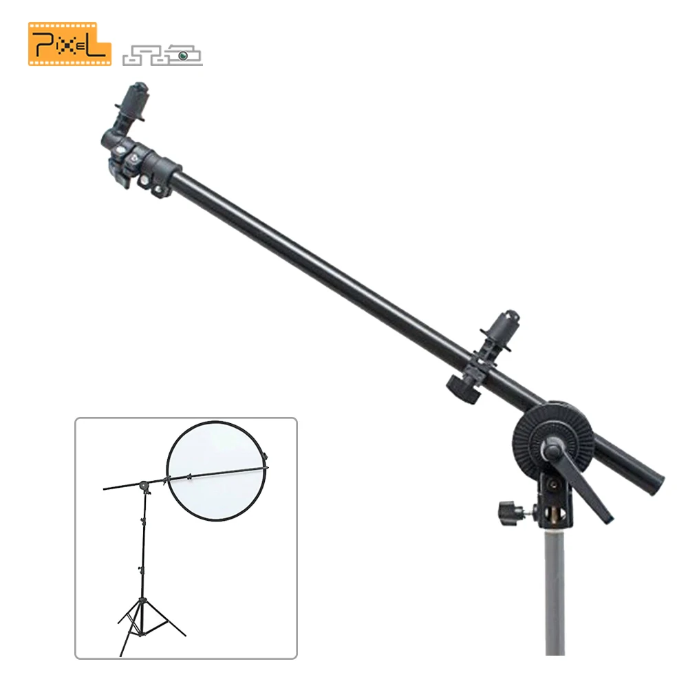 Pixel PRO 26"-69" Photo Studio Holder Bracket Swivel Head Reflector Arm Support Equipment Reflector Plate Disc Grip Arm 26"-69
Pixel PRO 26"-69" Photo Studio Holder Bracket Swivel Head Reflector Arm Support Equipment Reflector Plate Disc Grip Arm 26"-69
