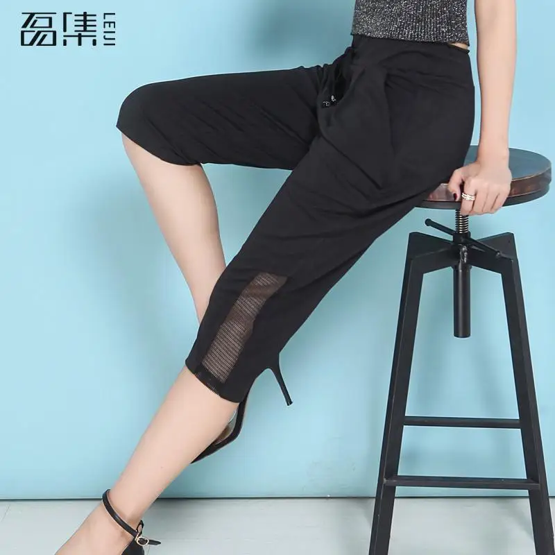 Pants Women Summer High Waist Plus Size Calf Length Casual Loose Drawstring Straight Trousers Pantalones Mujer 5xl 6xl
Pants Women Summer High Waist Plus Size Calf Length Casual Loose Drawstring Straight Trousers Pantalones Mujer 5xl 6xl