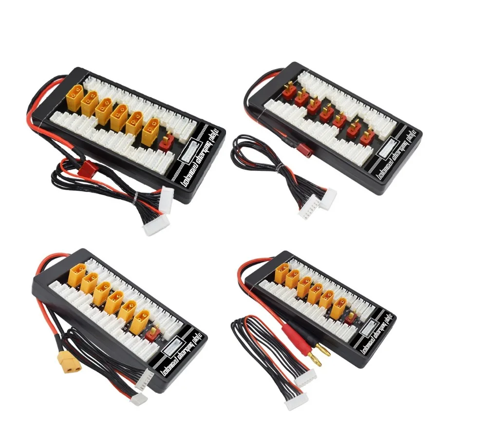 HotRc High Quality 2S-6S XT60 / T Plug Parallel Charging Board Para Board XT60 Plug 4.0MM Bananer T Plug for B6 B6AC B8 6 in 1
HotRc High Quality 2S-6S XT60 / T Plug Parallel Charging Board Para Board XT60 Plug 4.0MM Bananer T Plug for B6 B6AC B8 6 in 1