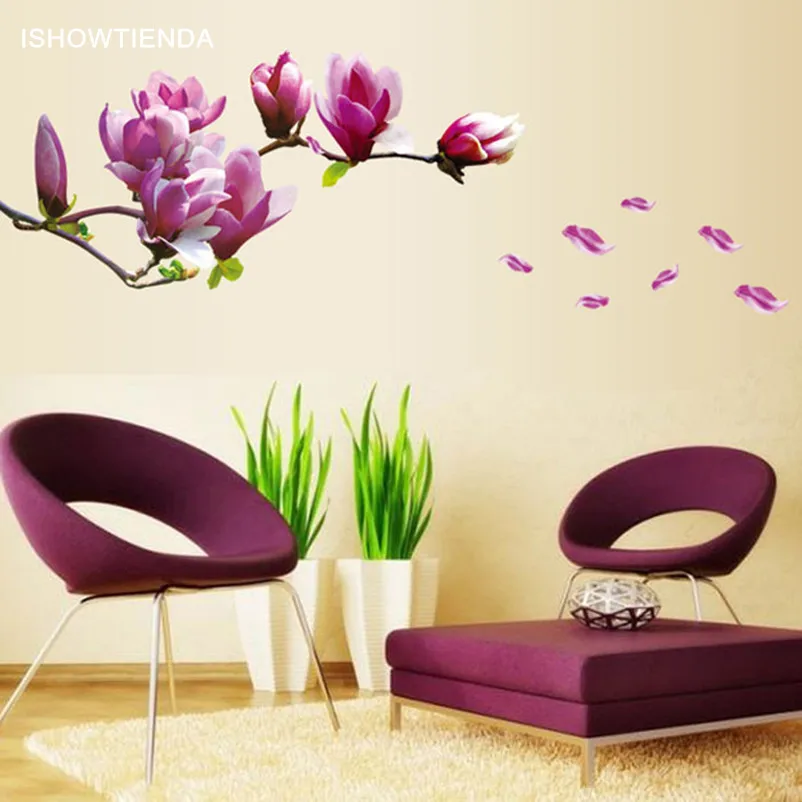 ISHOWTIENDA 1PC 50cm*70cm Vovotrade Magnolia Flowers Removable Art Vinyl Mural Home Room Decor Wall Stickers
ISHOWTIENDA 1PC 50cm*70cm Vovotrade Magnolia Flowers Removable Art Vinyl Mural Home Room Decor Wall Stickers