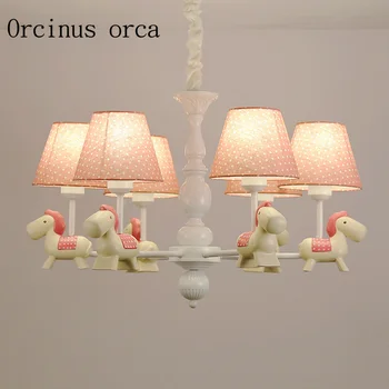 Nordic small fresh pony chandelier Boy Girl Bedroom child room European pastoral simple cartoon Chandelier free shipping
Nordic small fresh pony chandelier Boy Girl Bedroom child room European pastoral simple cartoon Chandelier free shipping