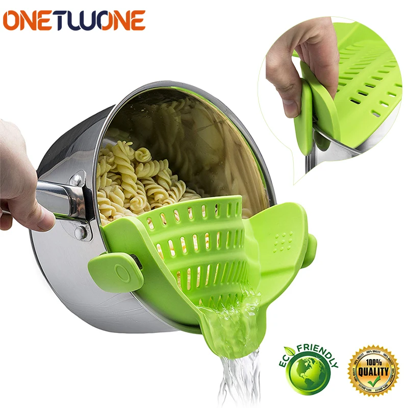 Silicone Clip-on Pot Pan Bowl Fnnel Oil Strainer Creative Rice Washing Colander For Draining Liquid Fits All Pot Size
Silicone Clip-on Pot Pan Bowl Fnnel Oil Strainer Creative Rice Washing Colander For Draining Liquid Fits All Pot Size