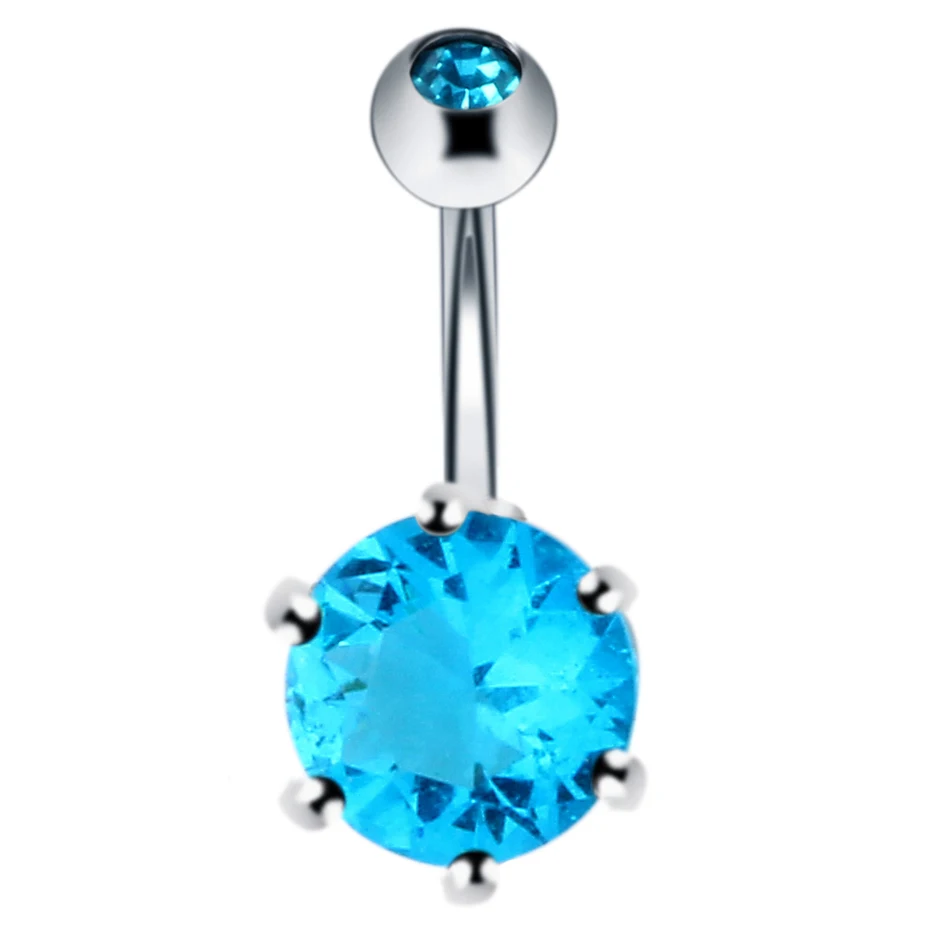 SwanJo1Pc Belly Bar Button Ring With Gem Navel Pirsing Body Piercing Jewelry Pircing Omblig Piercing Umbigo 5 Colors Can Choose
SwanJo1Pc Belly Bar Button Ring With Gem Navel Pirsing Body Piercing Jewelry Pircing Omblig Piercing Umbigo 5 Colors Can Choose