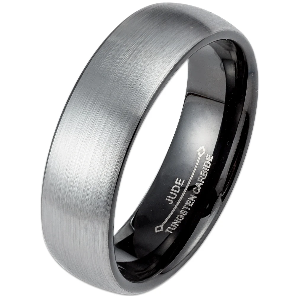 Men Women 6MM 8MM Black Tungsten Carbide Ring Brushed Domed Wedding Engagement Anniversary Cocktail Graduation Father Husband
Men Women 6MM 8MM Black Tungsten Carbide Ring Brushed Domed Wedding Engagement Anniversary Cocktail Graduation Father Husband