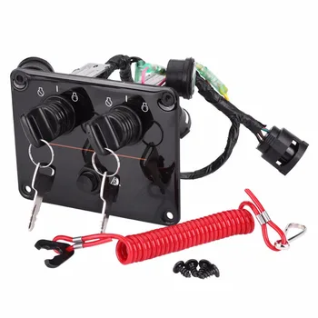 Dual Engine Key Switch Panel Set for Yamaha Outboard Engine 6K1-82570-04/6K1-82570-10/6K1-82570-08/6K1-82570-12
Dual Engine Key Switch Panel Set for Yamaha Outboard Engine 6K1-82570-04/6K1-82570-10/6K1-82570-08/6K1-82570-12