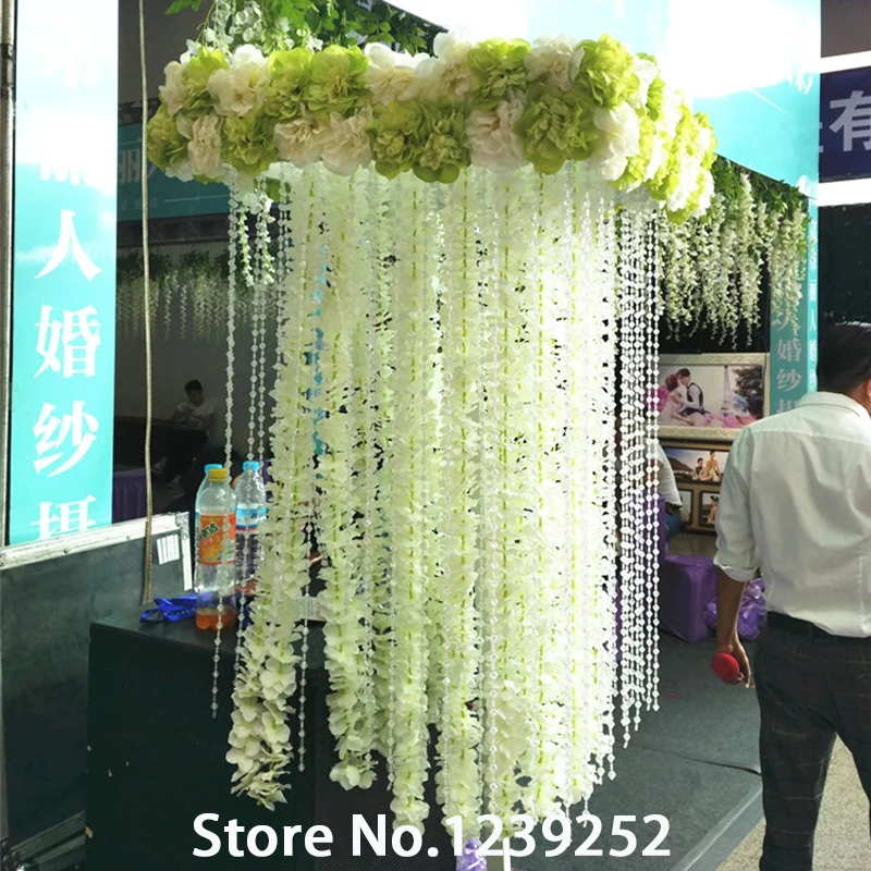 New 10pcs 40"Artificial Hydrangea Garland Decoration Flower Vine Rattan Christmas DIY Festival Wedding Flowers Floral Decoration
New 10pcs 40"Artificial Hydrangea Garland Decoration Flower Vine Rattan Christmas DIY Festival Wedding Flowers Floral Decoration