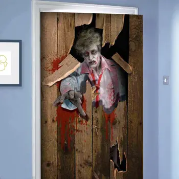 2019 New Horror Door Sticker For Halloween Zombie Breaks Door Unique 3D Door Sticker DIY Festive Party Decoration
2019 New Horror Door Sticker For Halloween Zombie Breaks Door Unique 3D Door Sticker DIY Festive Party Decoration