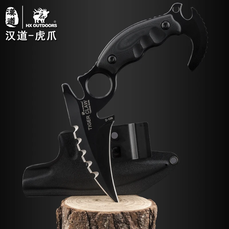 HX OUTDOORS CS GO D2 Knife Tactical Fixed Claw Knives,G10 handle 60Hrc Survival Hunting Pocket Cool Knife,Camping Rescue tool
HX OUTDOORS CS GO D2 Knife Tactical Fixed Claw Knives,G10 handle 60Hrc Survival Hunting Pocket Cool Knife,Camping Rescue tool