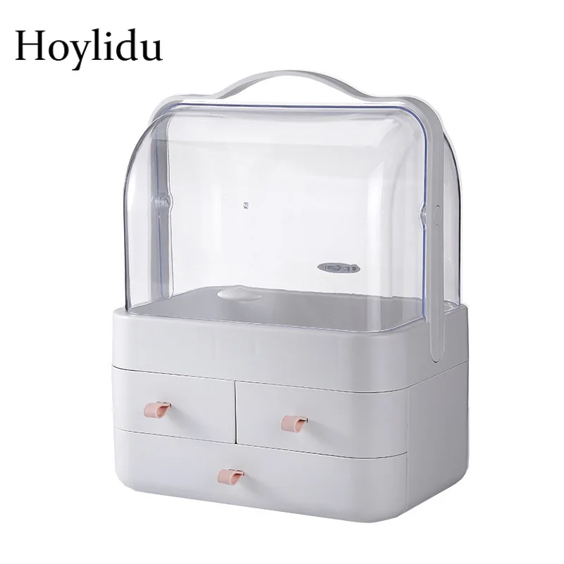 Portable Large Capacity Make Up Box for Women Fashion Waterproof Makeup Organizer Cosmetic Cases Creative Double Drawer Design
Portable Large Capacity Make Up Box for Women Fashion Waterproof Makeup Organizer Cosmetic Cases Creative Double Drawer Design