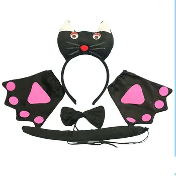 New Animal Headband Bow Tie Tail Paws Gloves Cat Cosplay Costume Props Kids Adults Party Favor Gift Christmas Halloween
New Animal Headband Bow Tie Tail Paws Gloves Cat Cosplay Costume Props Kids Adults Party Favor Gift Christmas Halloween