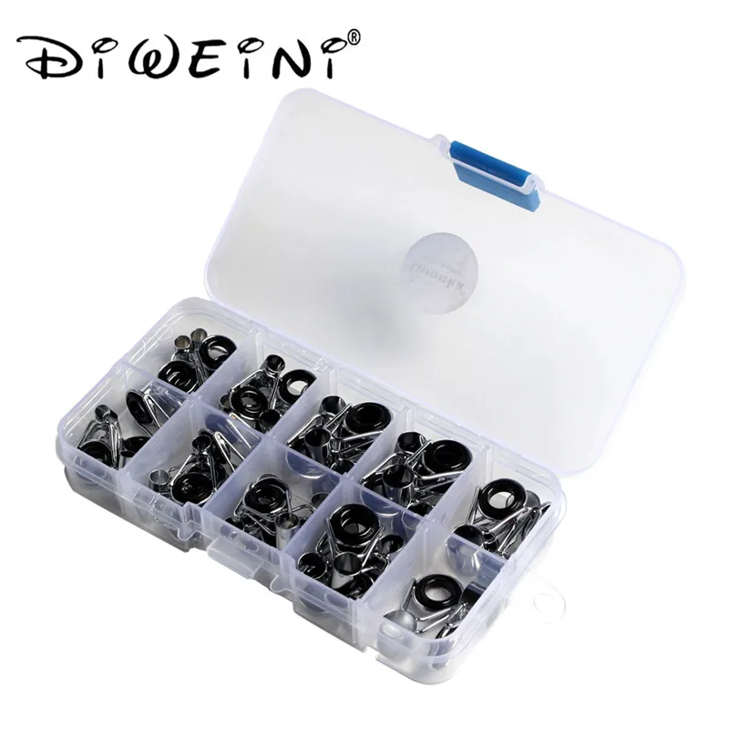 45Pcs Mixed Size Set Strong Line Rings for Repair Kit DIY 9 Sizes Stainless Steel Ceramic Fishing Rod
45Pcs Mixed Size Set Strong Line Rings for Repair Kit DIY 9 Sizes Stainless Steel Ceramic Fishing Rod