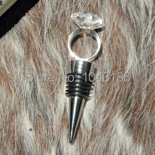 Free shipping Wedding giveaways for guest crystal Diamond Ring Chrome Bottle Stopper 100pcs/lot
Free shipping Wedding giveaways for guest crystal Diamond Ring Chrome Bottle Stopper 100pcs/lot