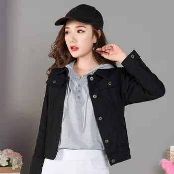 Fashion Summer Retro Slim Girls Black Jacket Women Short Denim Cowgirl Costume Cute Vintage Female Coat Streetwear Chaqueta 2xl
Fashion Summer Retro Slim Girls Black Jacket Women Short Denim Cowgirl Costume Cute Vintage Female Coat Streetwear Chaqueta 2xl