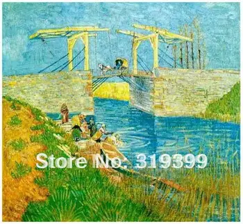 Linen Canvas Oil Painting reproductio, The Langlois Bridge at Arle by vincent van gogh,100% handmade,Free DHL ,museum quality
Linen Canvas Oil Painting reproductio, The Langlois Bridge at Arle by vincent van gogh,100% handmade,Free DHL ,museum quality