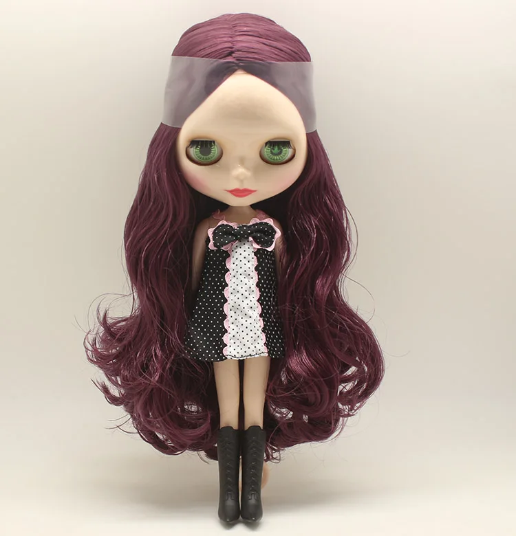 Factory Blyth Doll Wine Red Long Wavy Hair With/No Bangs Red Mouth Normal Body 4 Colors For Eyes
Factory Blyth Doll Wine Red Long Wavy Hair With/No Bangs Red Mouth Normal Body 4 Colors For Eyes