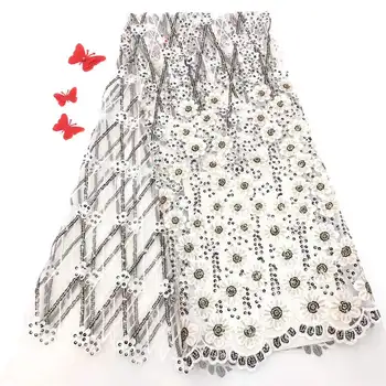 Gold French Lace Fabric With Sequins Beads Pearls High Quality Net Guipure Embroidered Mesh French Tulle Dress JX23651
Gold French Lace Fabric With Sequins Beads Pearls High Quality Net Guipure Embroidered Mesh French Tulle Dress JX23651