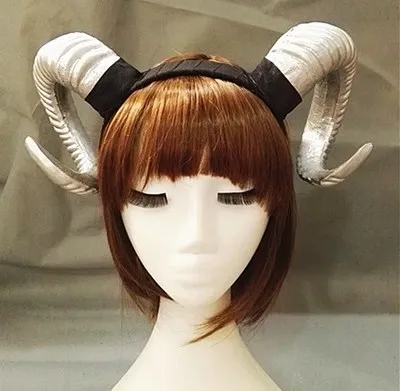 Woman Handmade Sheep horn Headband Hairband Accessory Demon Evil Gothic Lolita Cosplay Halloween Purim Carnival Headwear Prop
Woman Handmade Sheep horn Headband Hairband Accessory Demon Evil Gothic Lolita Cosplay Halloween Purim Carnival Headwear Prop