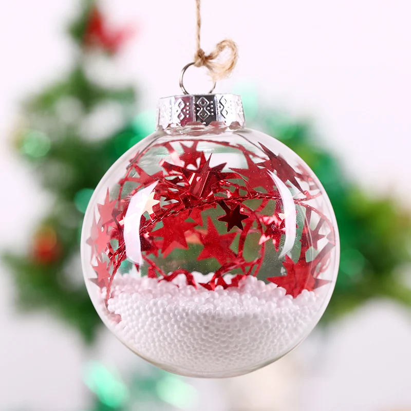 Handmade Glass Ball Holiday Decoration Christmas Tree Pendant /red star string white foam /Party event wedding decor8cm freeship
Handmade Glass Ball Holiday Decoration Christmas Tree Pendant /red star string white foam /Party event wedding decor8cm freeship