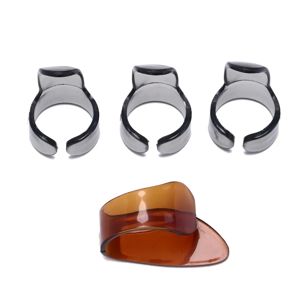 4pcs/set Practical Guitar Picks Thumb Finger Nail String Guitar Picks Plectrums Musical Instrument Accessories
4pcs/set Practical Guitar Picks Thumb Finger Nail String Guitar Picks Plectrums Musical Instrument Accessories