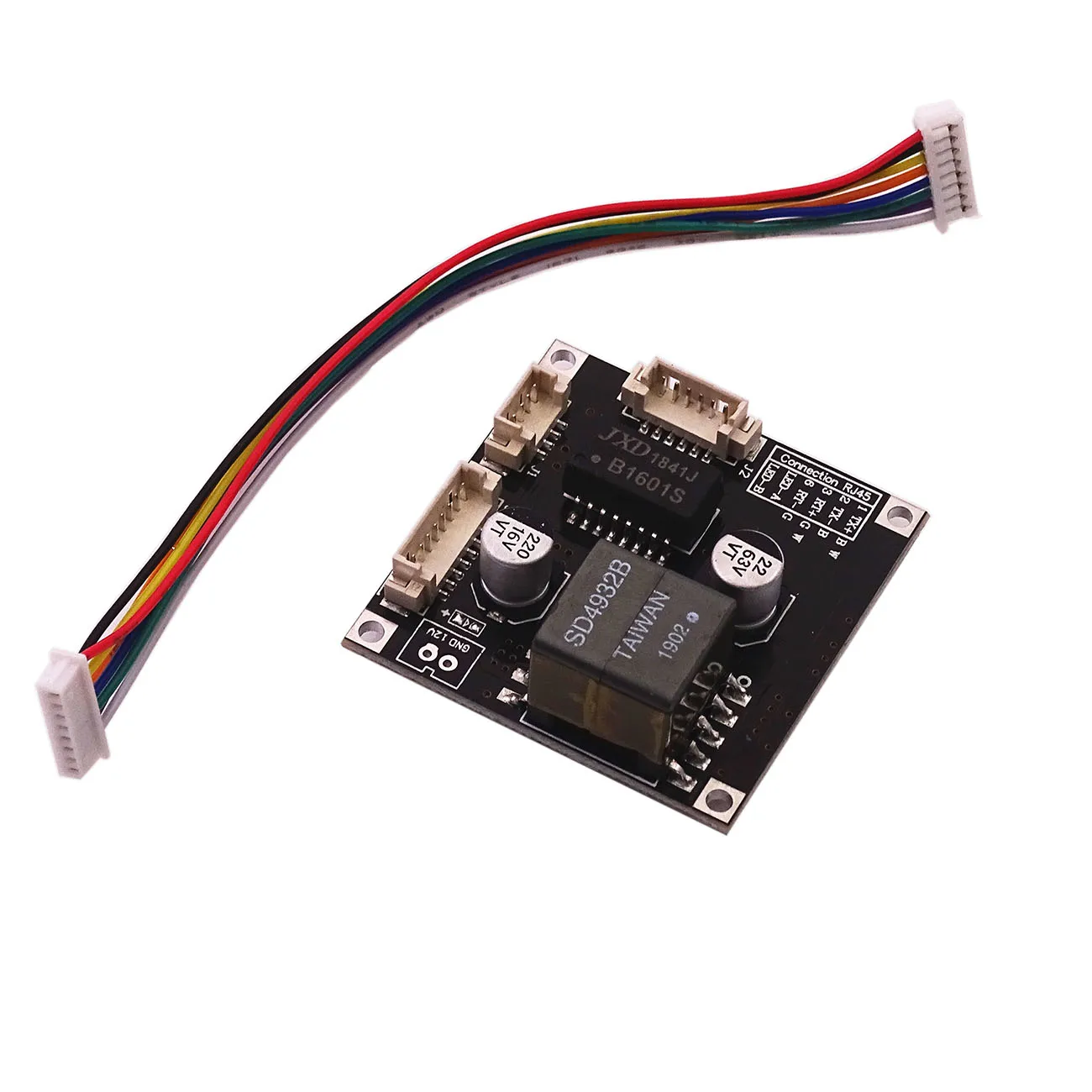 Isolated 12V 1.5A 15W POE power supply module IEEE802.3af compliant compatible with most network modules
Isolated 12V 1.5A 15W POE power supply module IEEE802.3af compliant compatible with most network modules