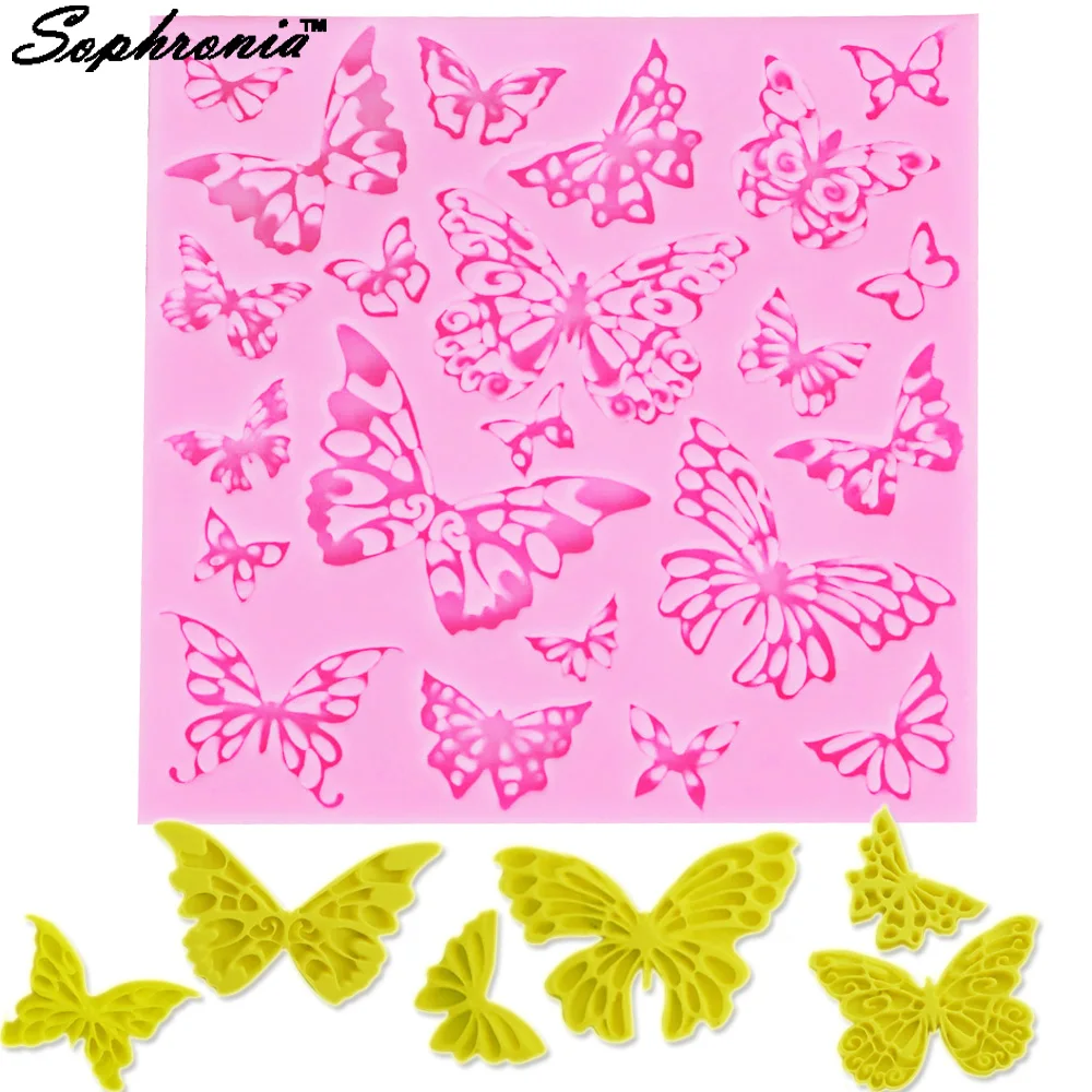 Sophronia Butterfly Lace Silicone Mold Fondant Chocolate Mould Silicone Molds Cooking Cupcake Wedding Decorating Tools F1164
Sophronia Butterfly Lace Silicone Mold Fondant Chocolate Mould Silicone Molds Cooking Cupcake Wedding Decorating Tools F1164