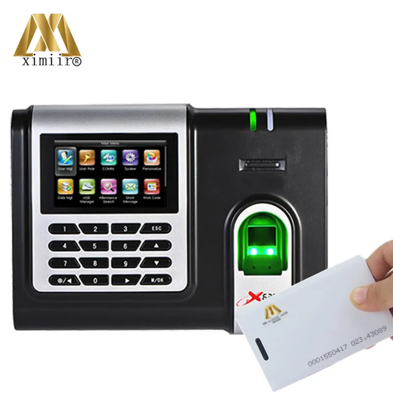 Biometric 3 inch screen X628-C fingerprint EM card time attendence machine TCP/IP USB time clock with free SDK
Biometric 3 inch screen X628-C fingerprint EM card time attendence machine TCP/IP USB time clock with free SDK