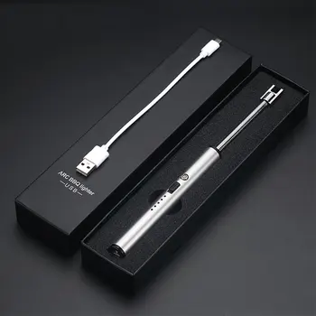 USB Pulse Hose Electric Lighter 360 Degree Rotation Rechargeable Flameless Lgnition gun Windproof Flameless
USB Pulse Hose Electric Lighter 360 Degree Rotation Rechargeable Flameless Lgnition gun Windproof Flameless